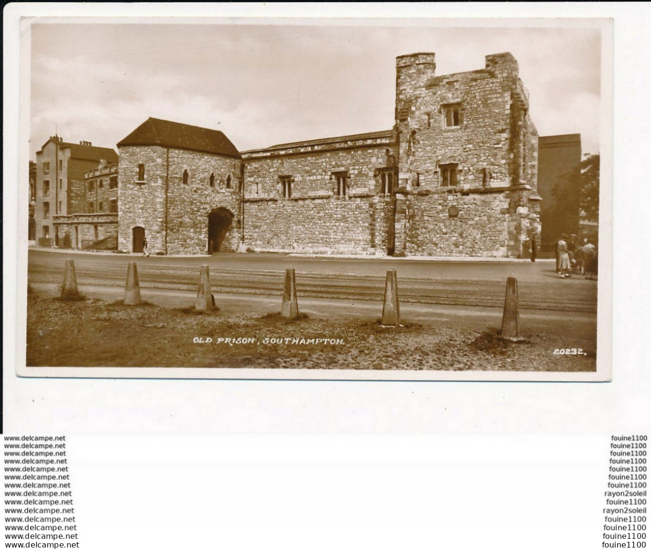 Carte Old Prison Southampton ( Format C.P.A )  ( Recto Verso ) - Southampton