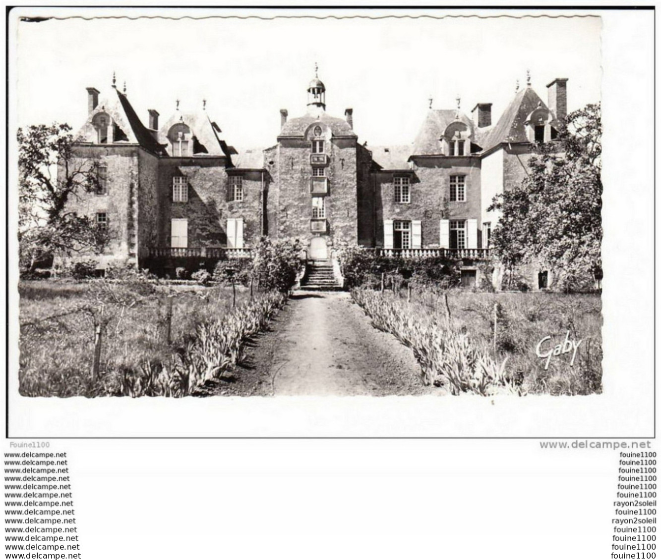 Carte De Legé  Château De Bois Chevalier  ( Format C.P.A )  ( Recto Verso ) - Legé