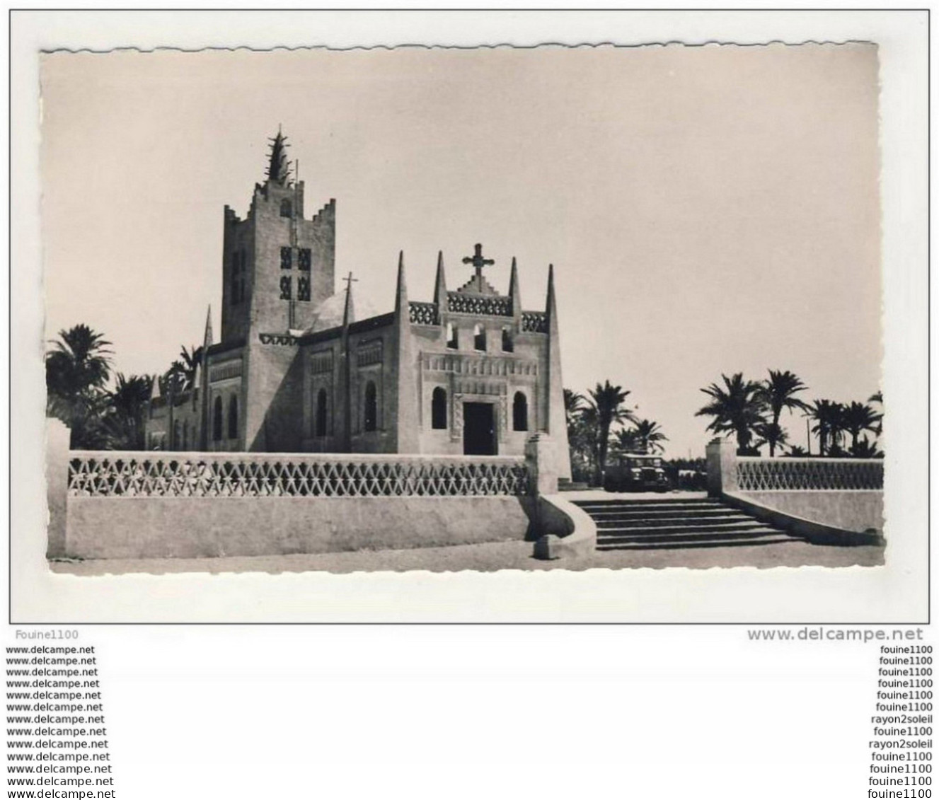 Carte De Ouargla ( Sud Contantinois ) L' église - Ouargla