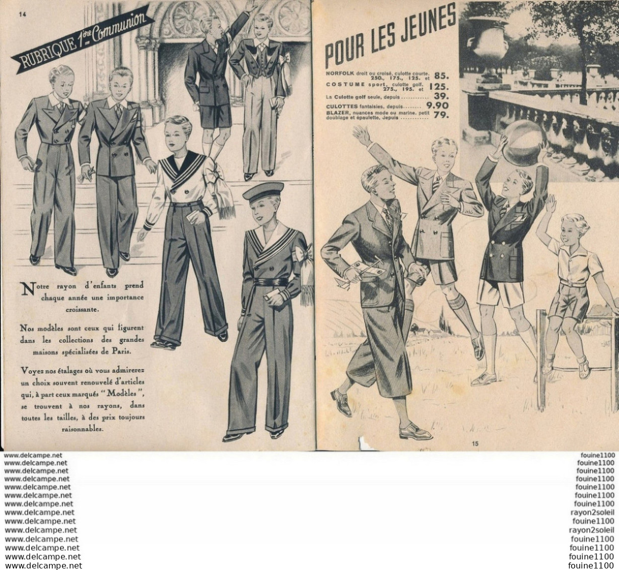 Magazine Publicitaire Du Vêtements De Noël AU GRAND BON MARCHE - Lifestyle & Mode