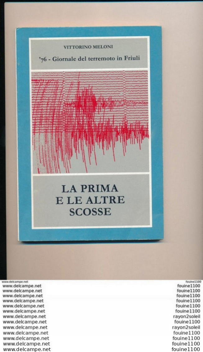 Vittorino Meloni 76 Giornale Del Terremoto In Friuli LA PRIMA E LE ALTRE SCOSSE Année 1989 - Zu Identifizieren