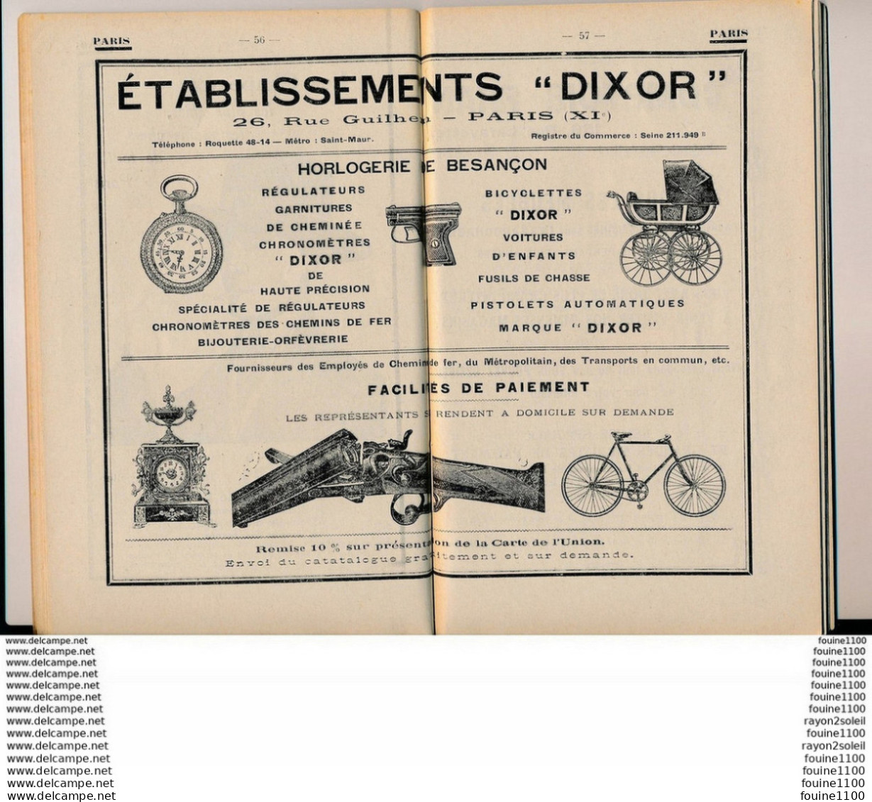 Union Des Employés Des Chemins De Fer De L'état 1925 Liste De Commerçants Avec Beaucoup De Pubs Chapellerie Dentiste Etc - Ferrocarril & Tranvías