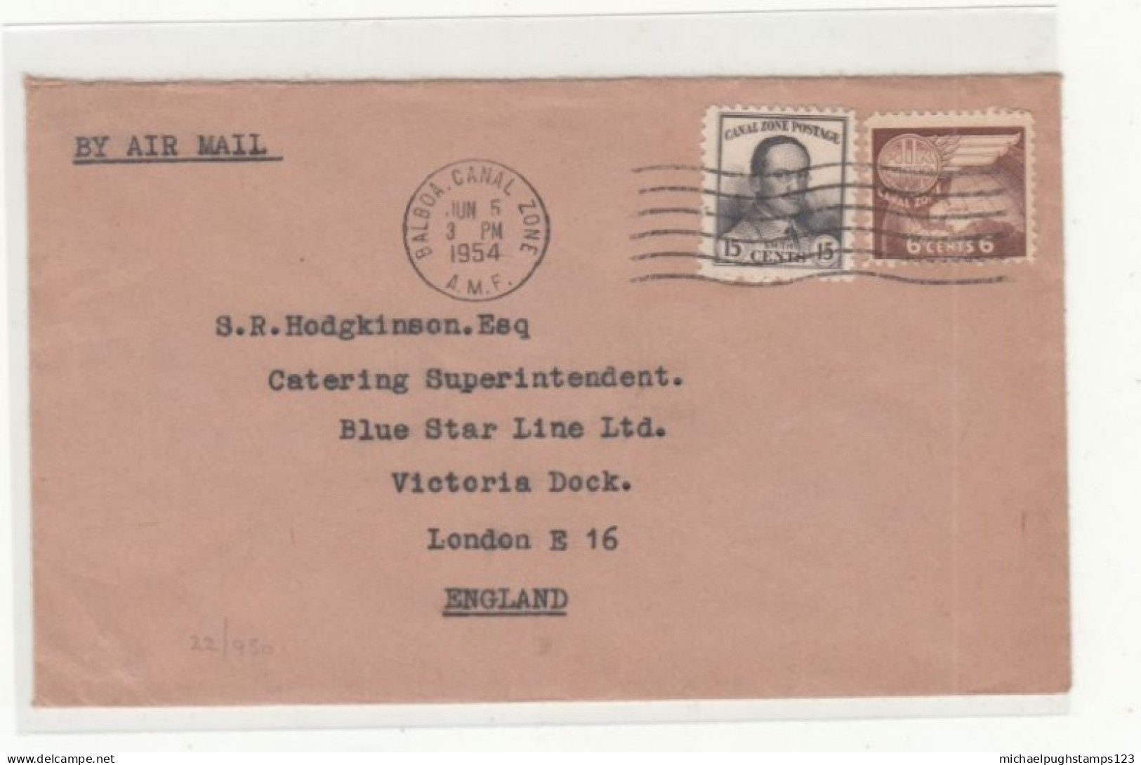 Panama Canal Zone / Airmail / G.B. - Panama