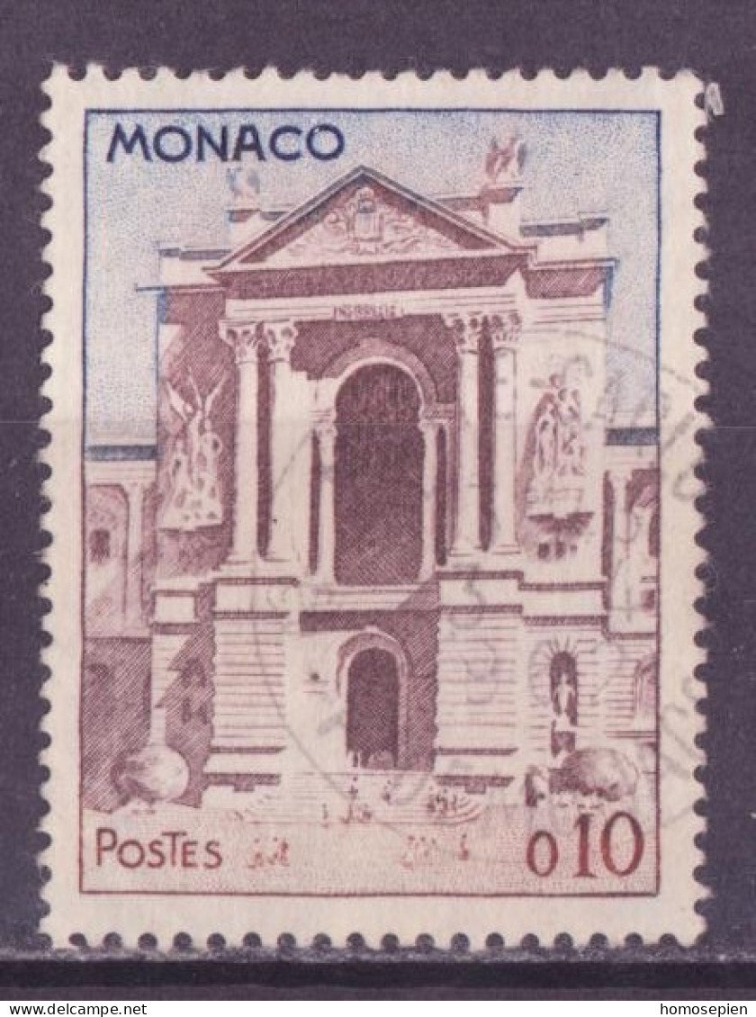 Monaco 1960-65 Y&T N°539 - Michel N°645 (o) - 10c Porte D'entrée Du Musée - Oblitérés