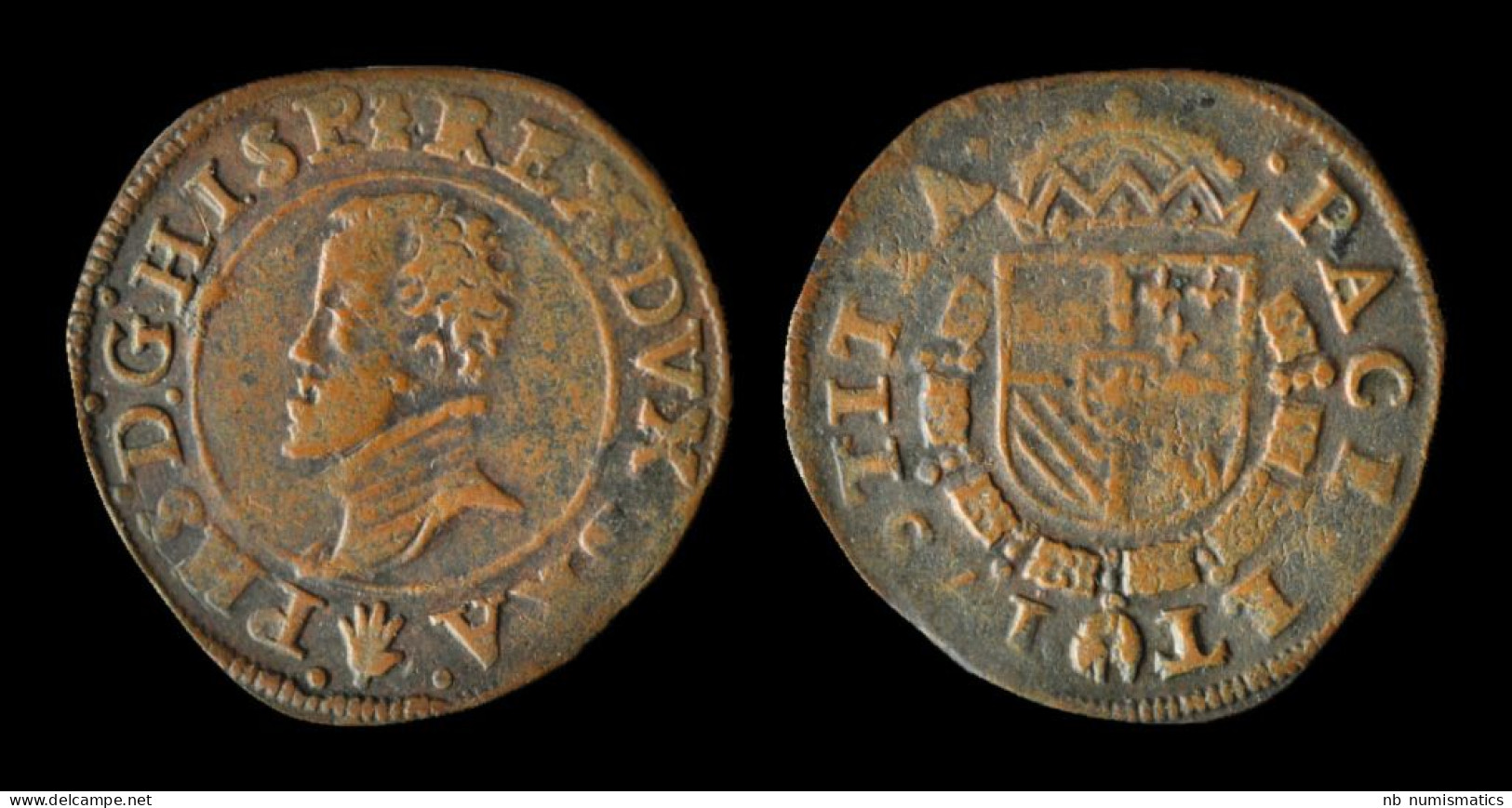 Southern Netherlands Brabant Philip II Statenoord No Date - 1556-1713 Spanische Niederlande