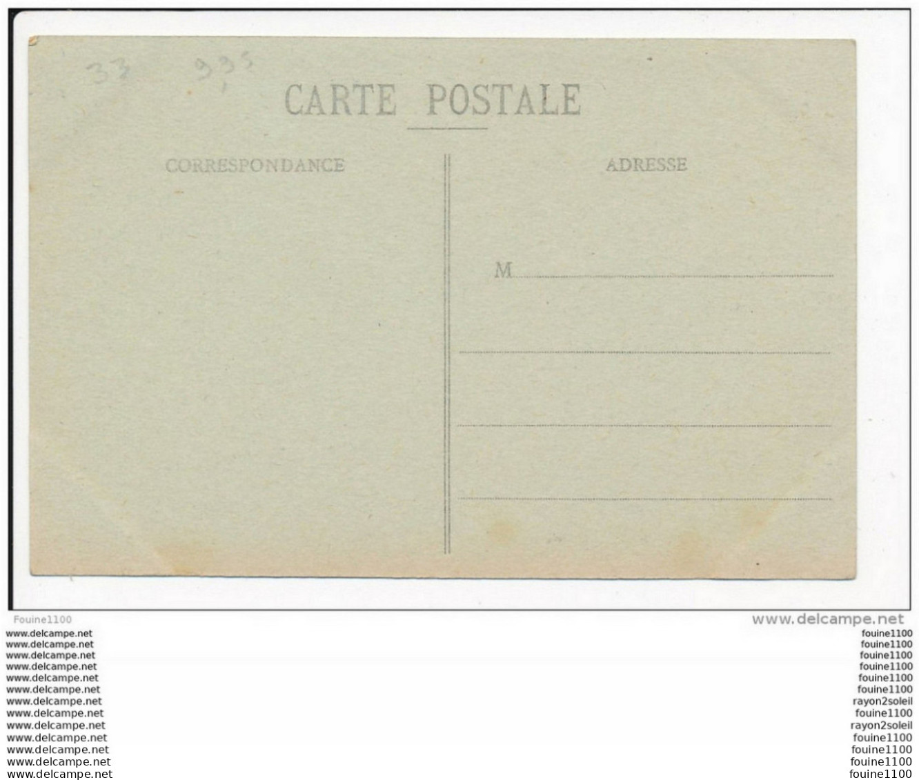 Carte De  CARCANS  Clocher De L' église Saint Martin  ( Recto Verso ) - Carcans