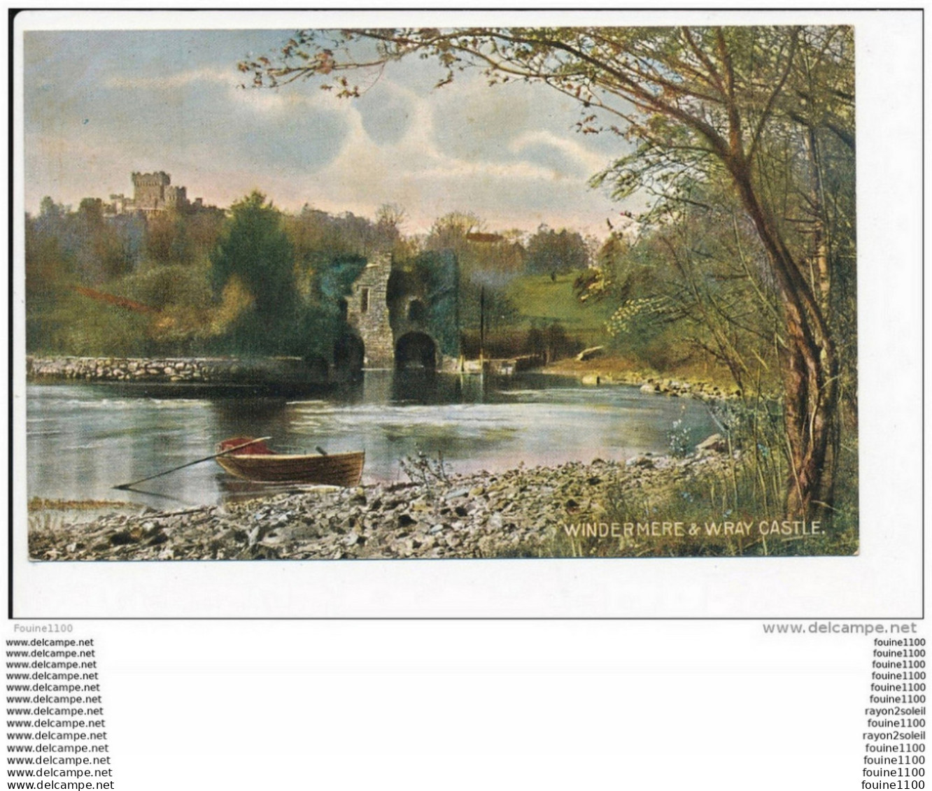 WINDERMERE WRAY CASTLE   ( Recto Verso ) - Windermere