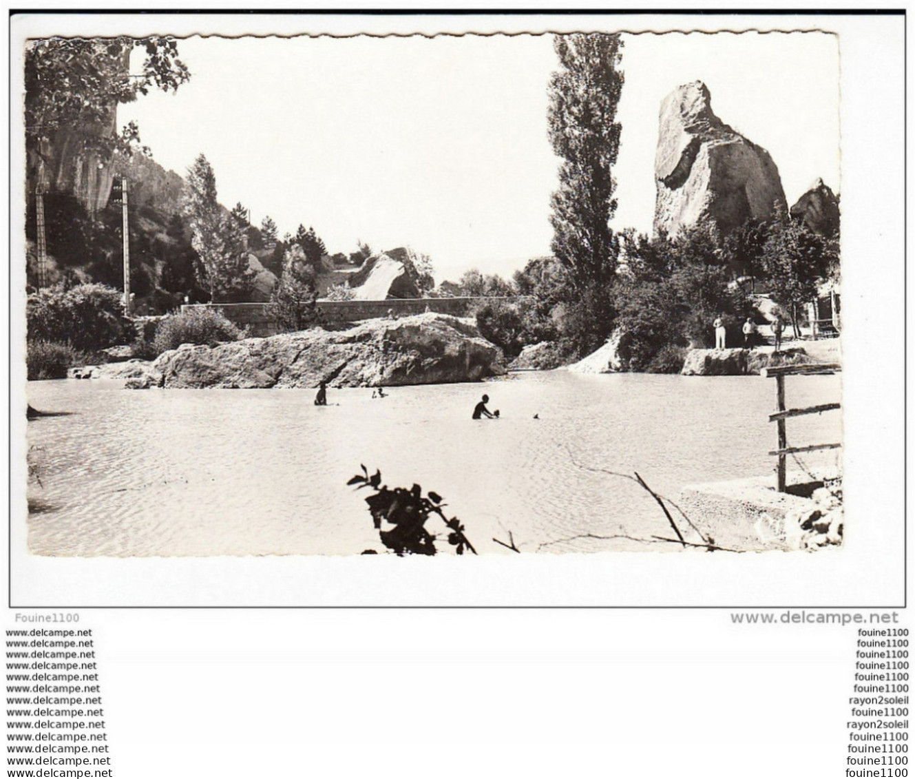 Carte De Luc En Diois  La Piscine  ( Format C.P.A ) ( Recto Verso ) - Luc-en-Diois