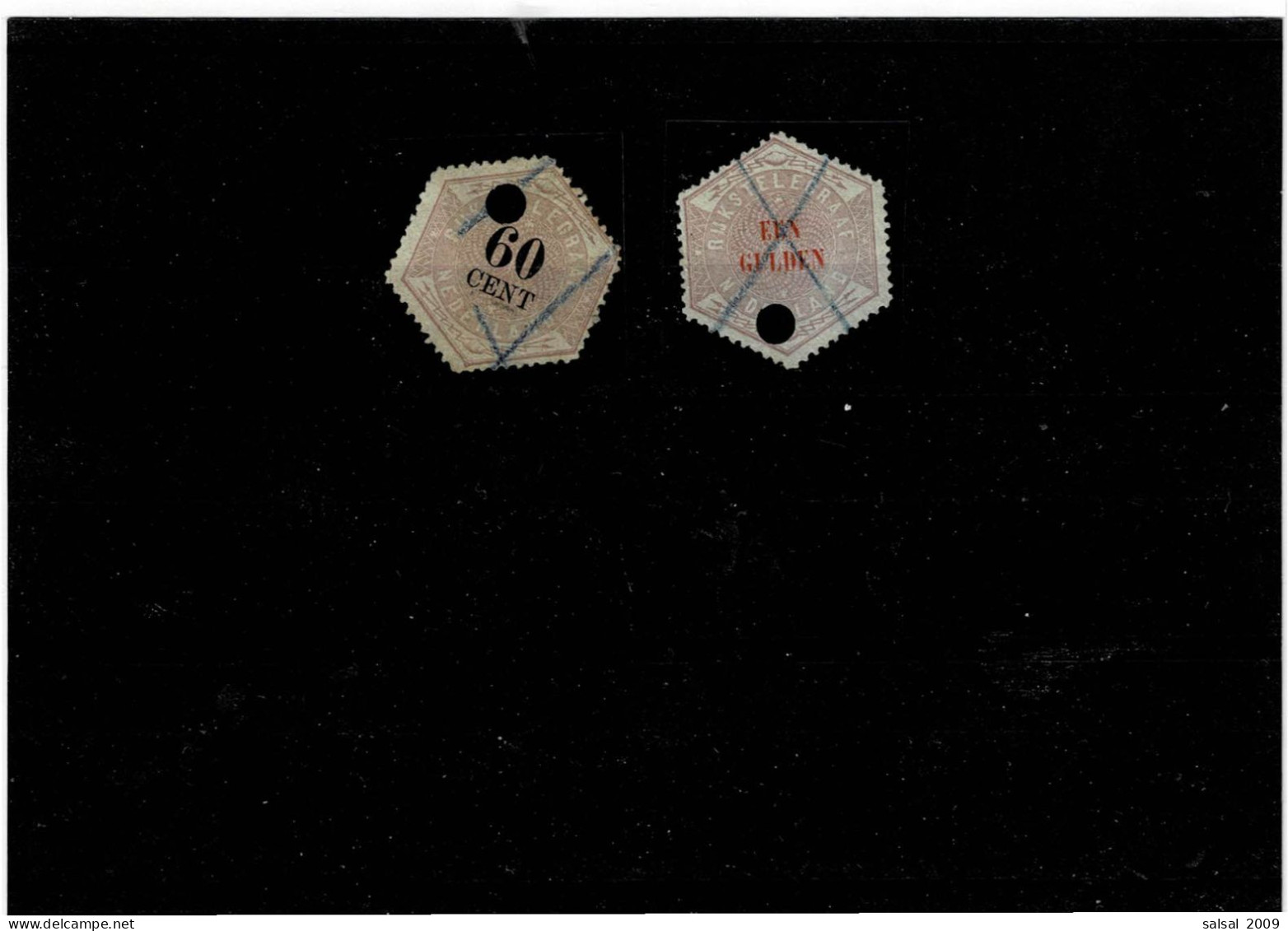 NEDERLAND ,Francobolli "Telegrafo" ,usati ,splendidi - Telegraphenmarken
