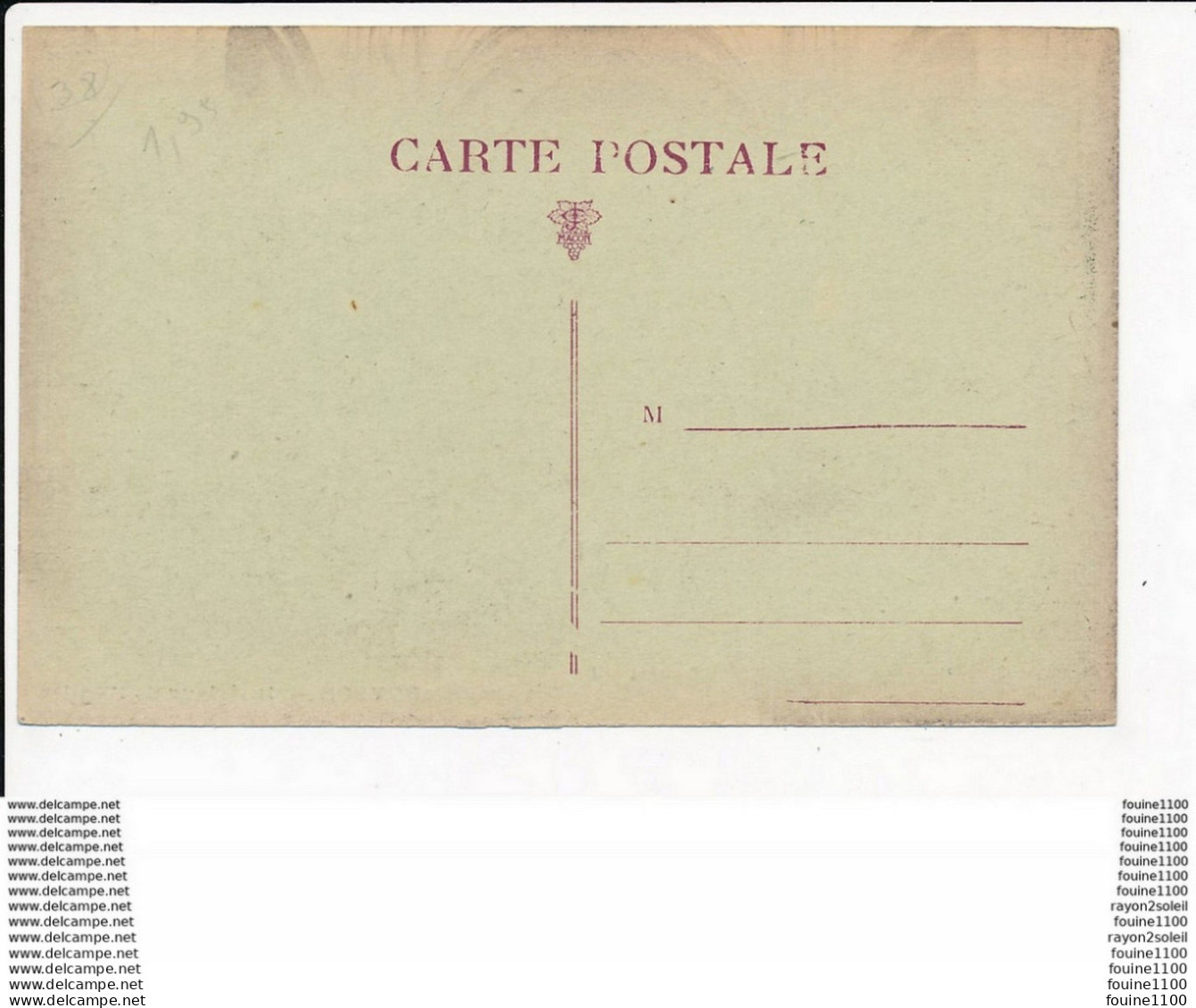 Carte De Roybon  Intérieur De L' église   ( Recto Verso ) - Roybon