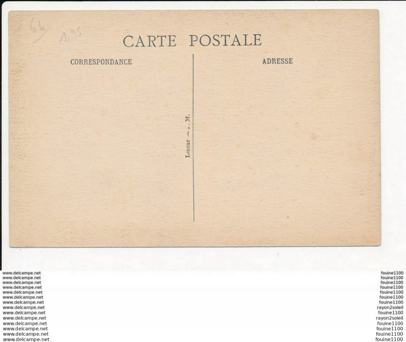 Carte De La Cathédrale De Lescar Autel De Notre Dame Des Victoires  ( Recto Verso ) - Lescar