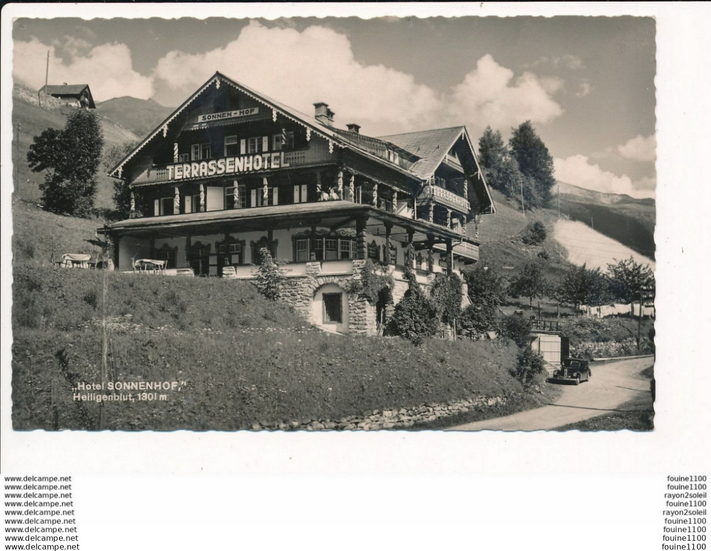 Carte Hotel SONNENHOF Heiligenblut ( Format 9 X 14 Cm ) - Heiligenblut