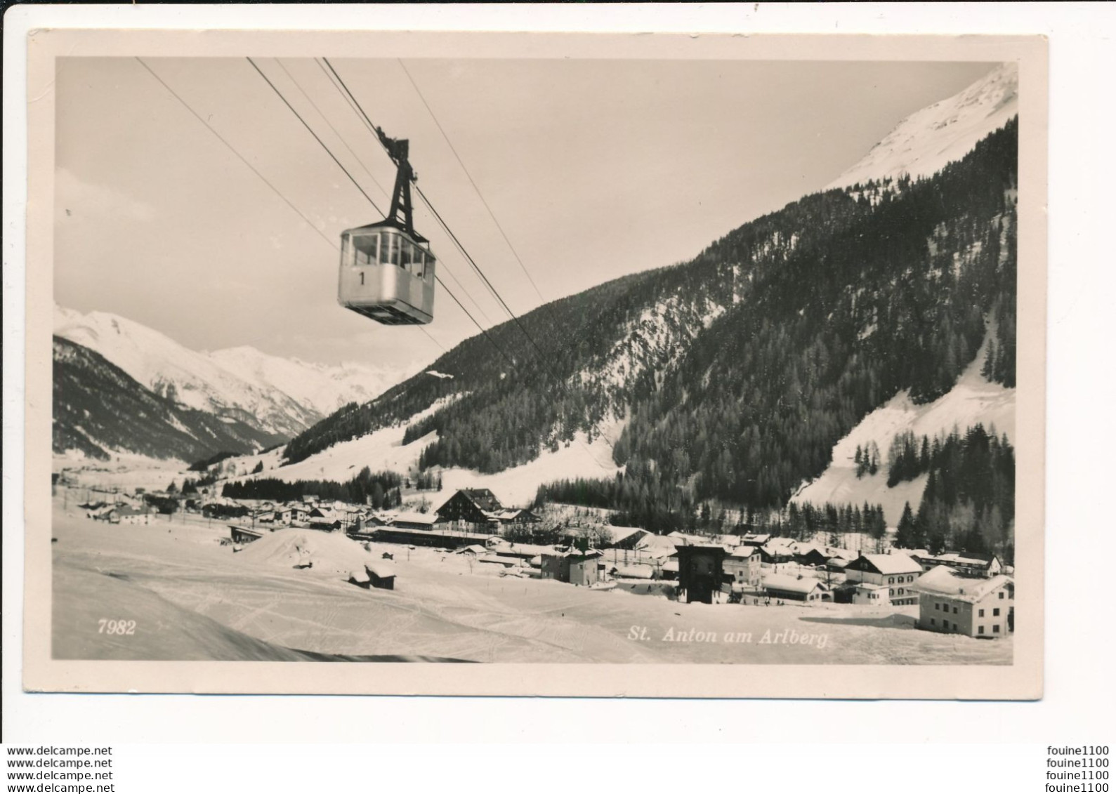 ST. ANTON AM ARLBERG ( Téléphérique ) ( Format 9 X 14 Cm ) - St. Anton Am Arlberg