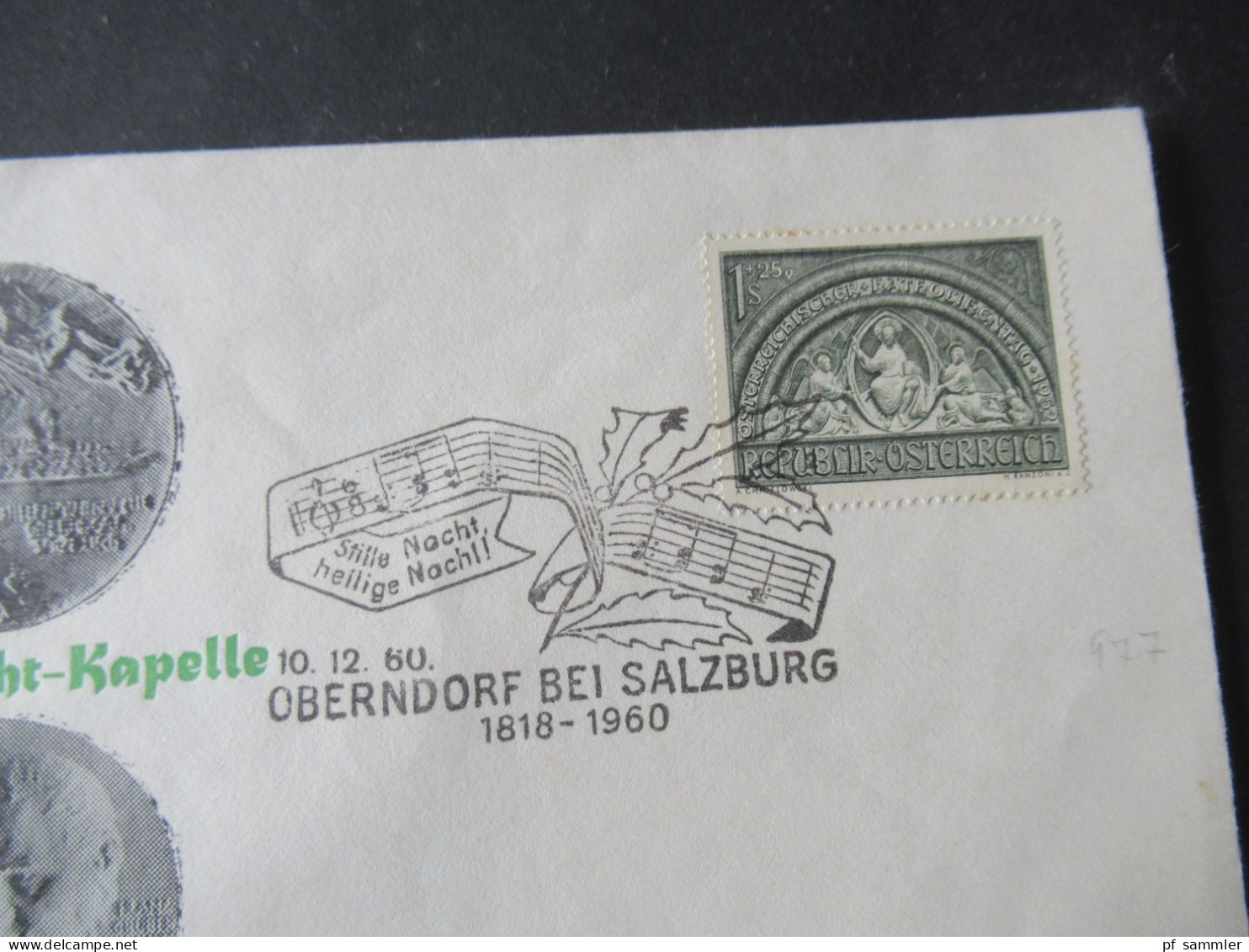 Österreich 1960 Und 1967 Christkindl Belege / Sonderstempel Christkindl Und Stille Nacht, Heilige Nacht Oberndorf B. Sal - Brieven En Documenten