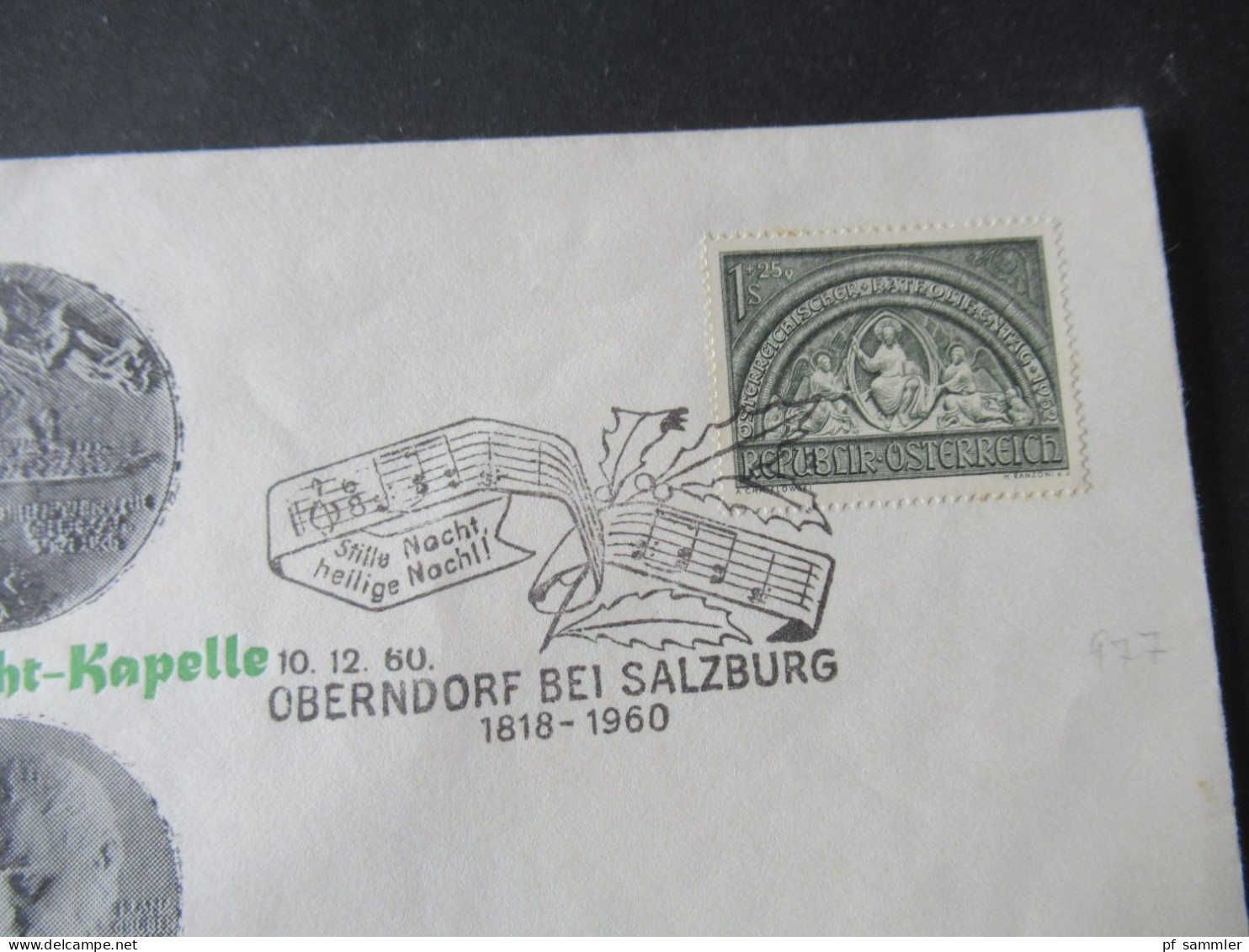Österreich 1960 Und 1967 Christkindl Belege / Sonderstempel Christkindl Und Stille Nacht, Heilige Nacht Oberndorf B. Sal - Covers & Documents