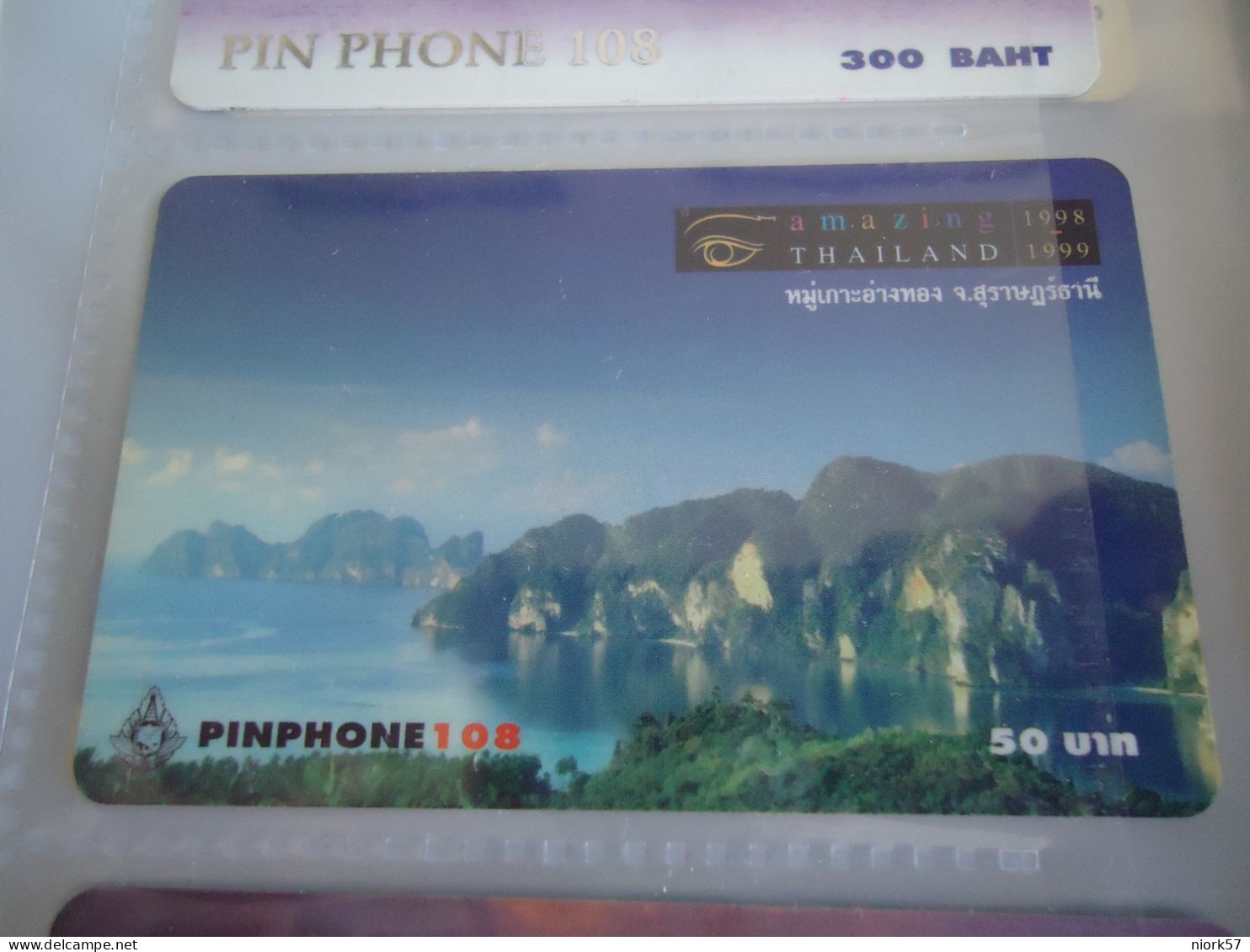 THAILAND USED CARDS PIN 108  LANDSCAPES - Thaïland