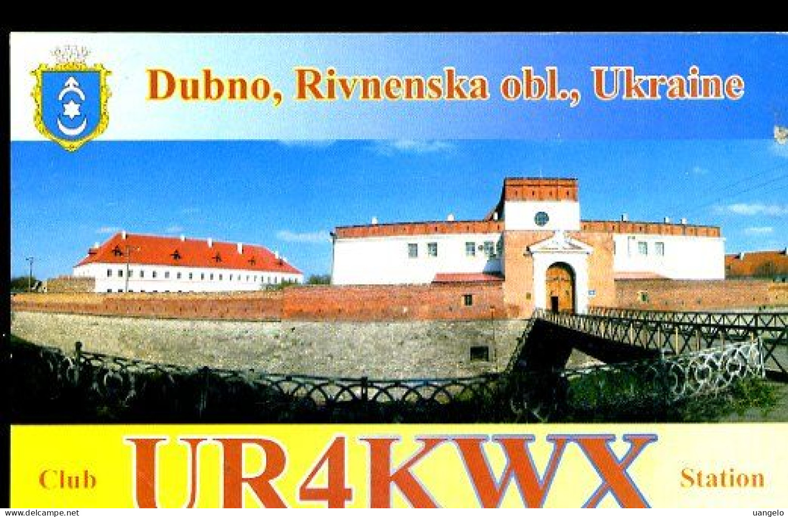 RC711 QSL UR4KWX DUBNO UKRAINE - Otros & Sin Clasificación