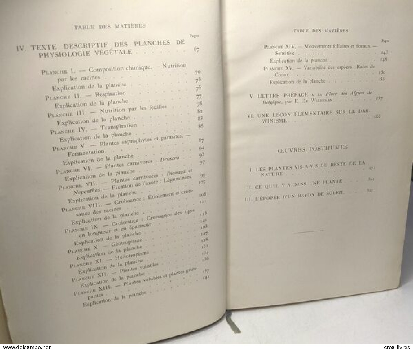 Recueil D'oeuvres De Léo Errera Botanique Générale - TOME 2 - 74 Figures Dans Le Texte - Non Classés