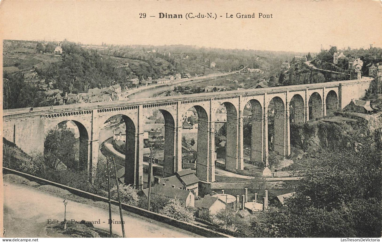 FRANCE - Dinan - Le Grand Pont - Carte Postale Ancienne - Dinan