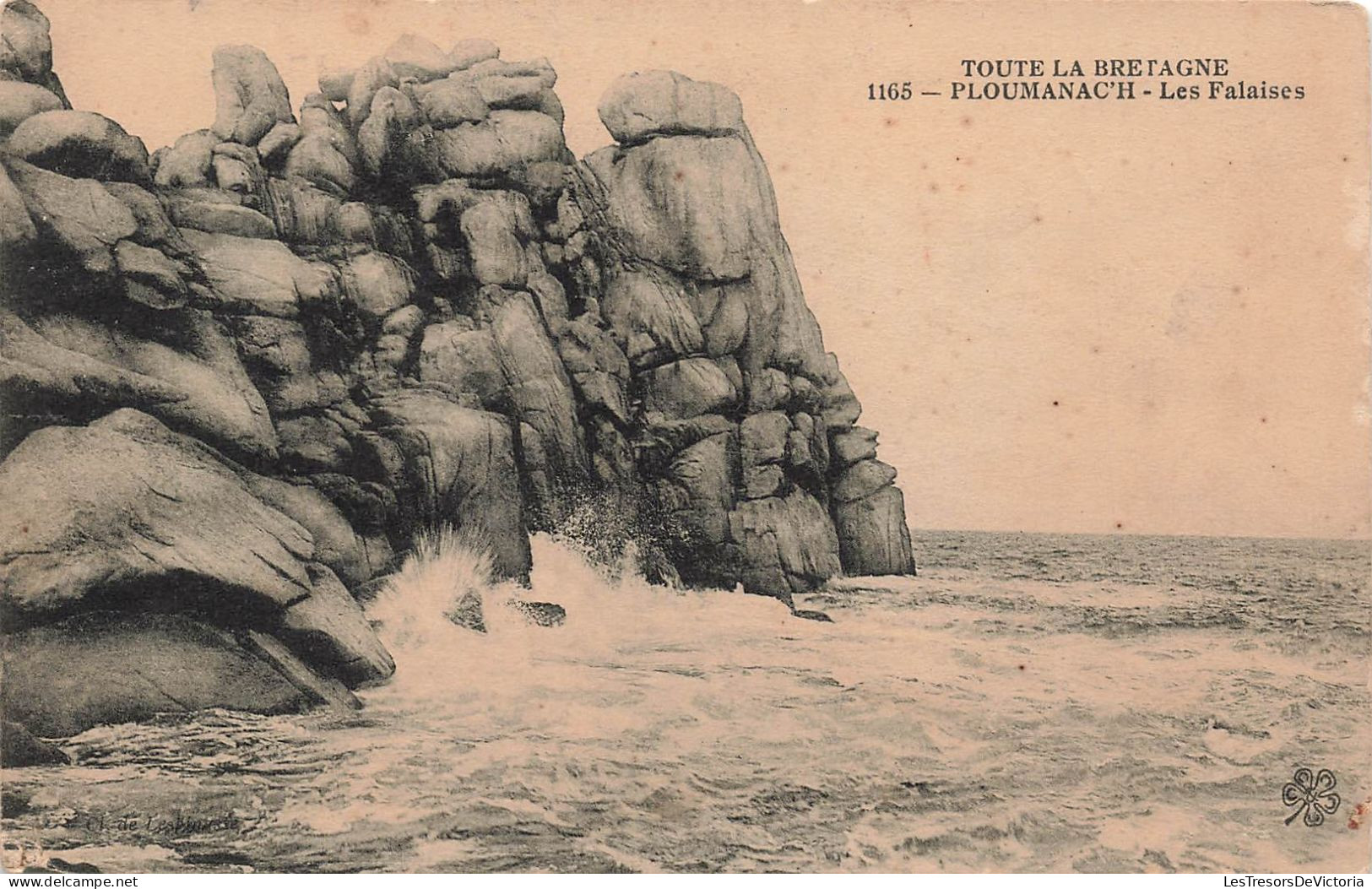 FRANCE - Ploumanac'h - Les Falaises - Carte Postale Ancienne - Ploumanac'h