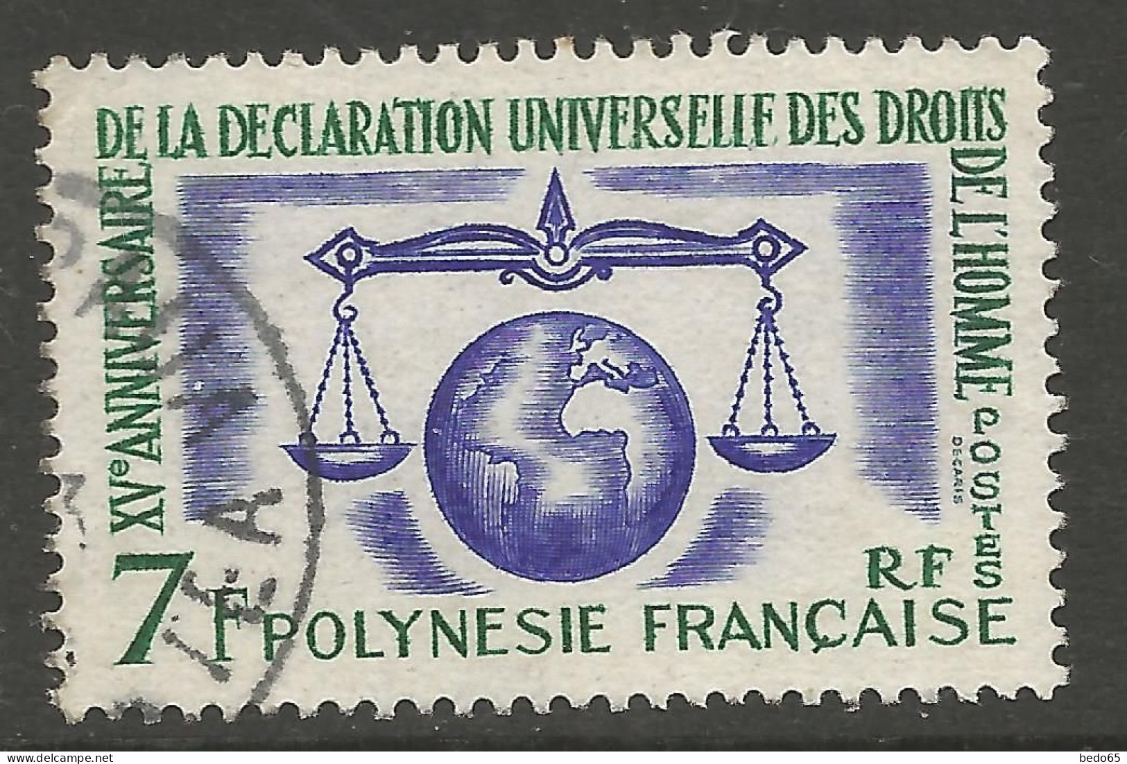 POLYNESIE N° 25 OBL / Used / - Used Stamps