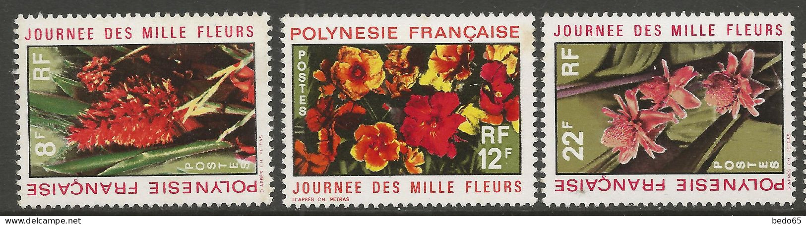 POLYNESIE N° 83 à 85 NEUF**  SANS CHARNIERE NI TRACE / Hingeless / MNH - Neufs