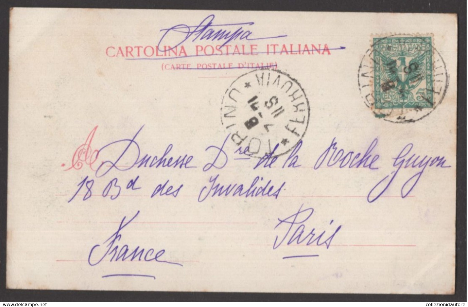TORINO - PALAZZO REALE - ANIMATA E MOVIMENTATA - CARROZZE E CAVALLI - CARTOLINA FP SPEDITA NEL 1901 - Castello Del Valentino