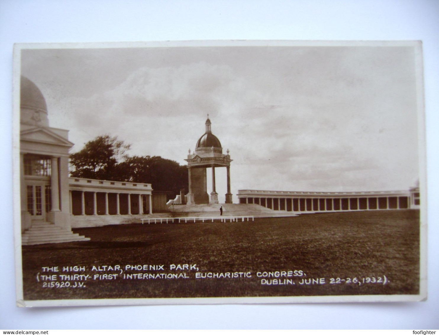 DUBLIN 1932 - The High Altar, Phoenix Park (The Thirty-First International Eucharistic Congress) - Dublin