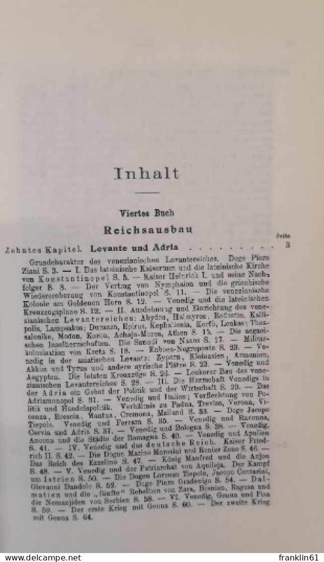 Geschichte von Venedig. In 3 Bänden.