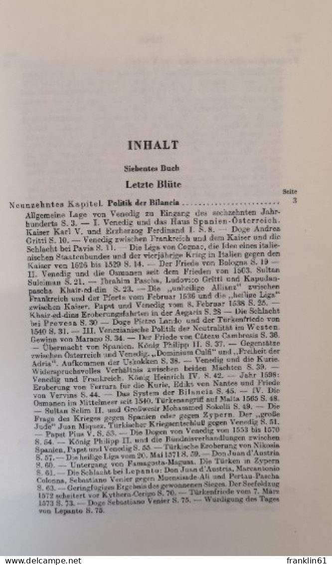 Geschichte von Venedig. In 3 Bänden.