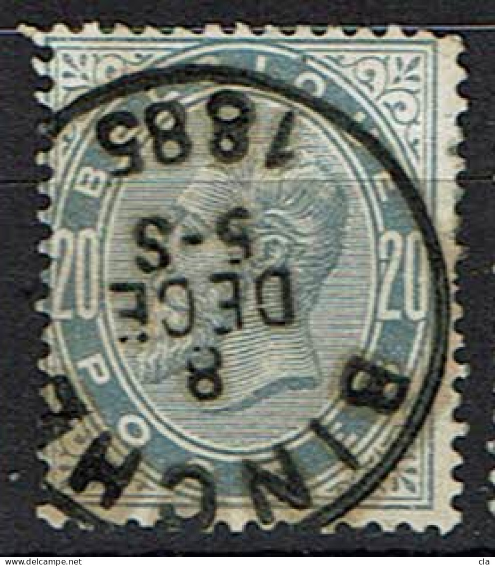 39  Obl  Binche - 1883 Leopoldo II