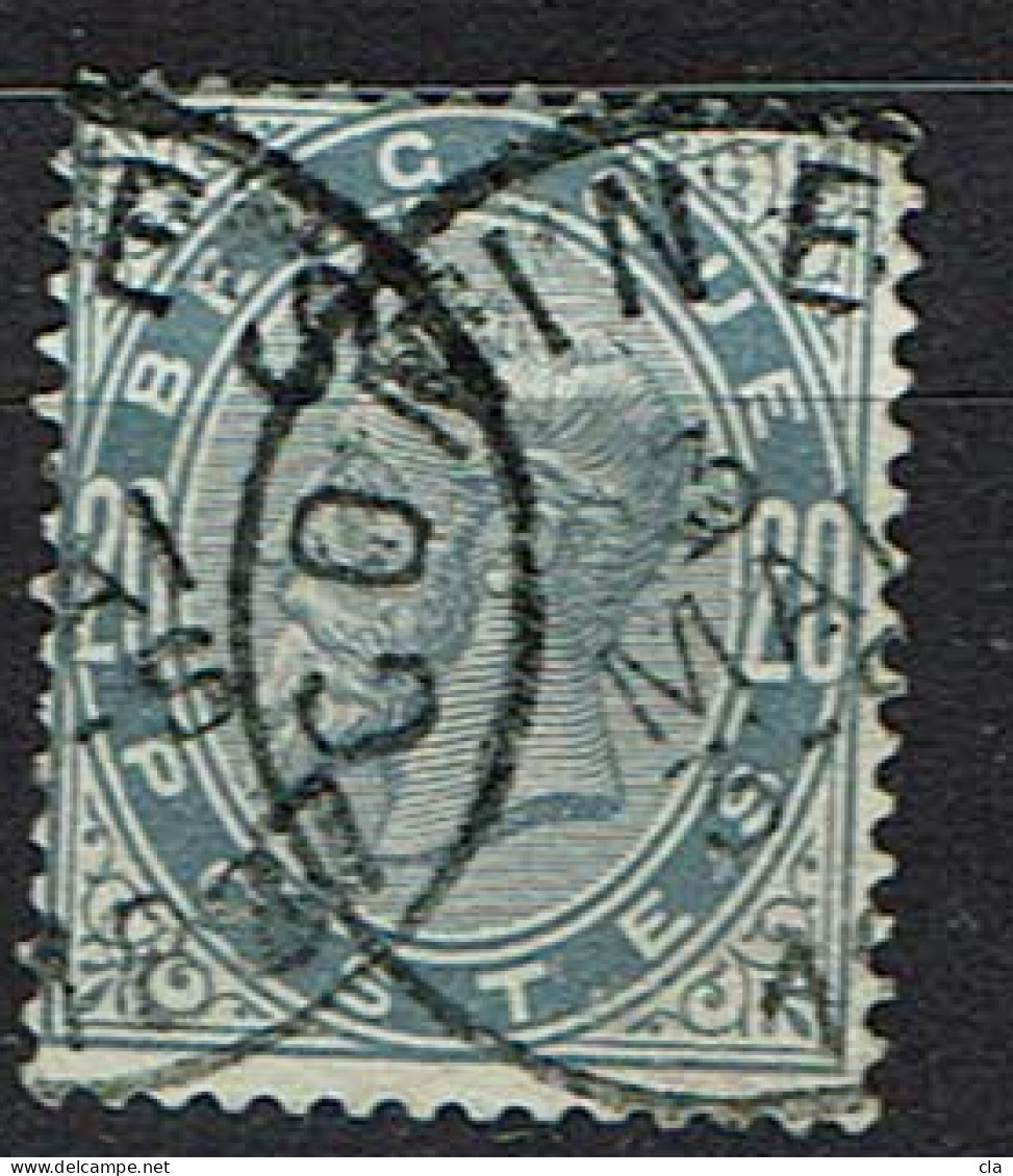 39  Obl  Comines  + 8 - 1883 Leopold II