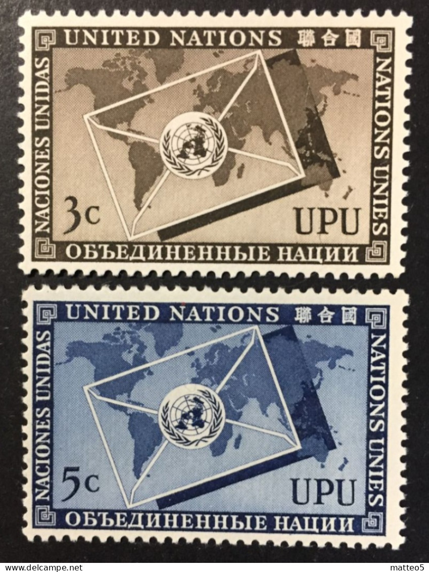 1953 - United Nations UNO UN ONU - U.P.U. Union Postal Universal , Letter On World Map  - Unused - Ongebruikt