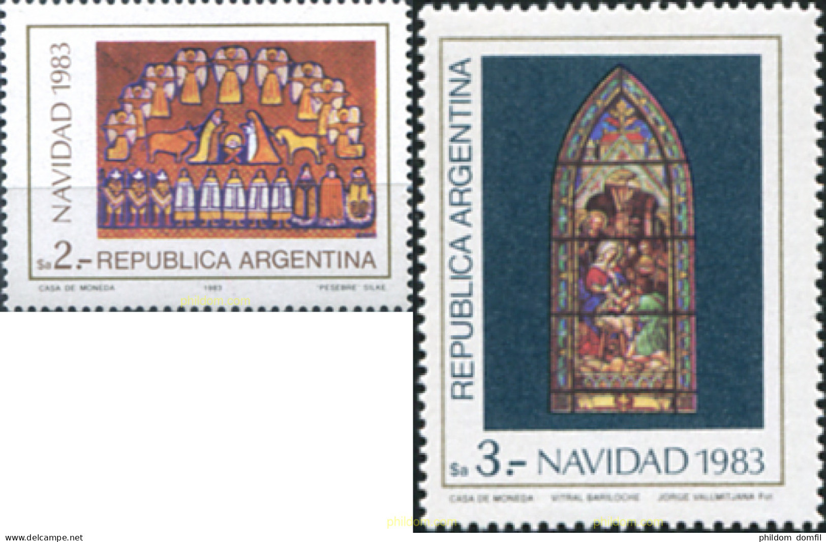 283588 MNH ARGENTINA 1983 NAVIDAD - Neufs