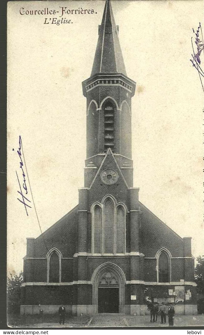 COURCELLES – FORRIERES « L’église » - Ed. Louis Chevalier (1914) - Courcelles
