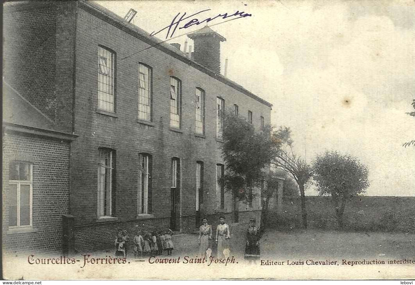 COURCELLES – FORRIERES « Couvent Saint – Joseph » - Ed. Louis Chevalier (1914) - Courcelles