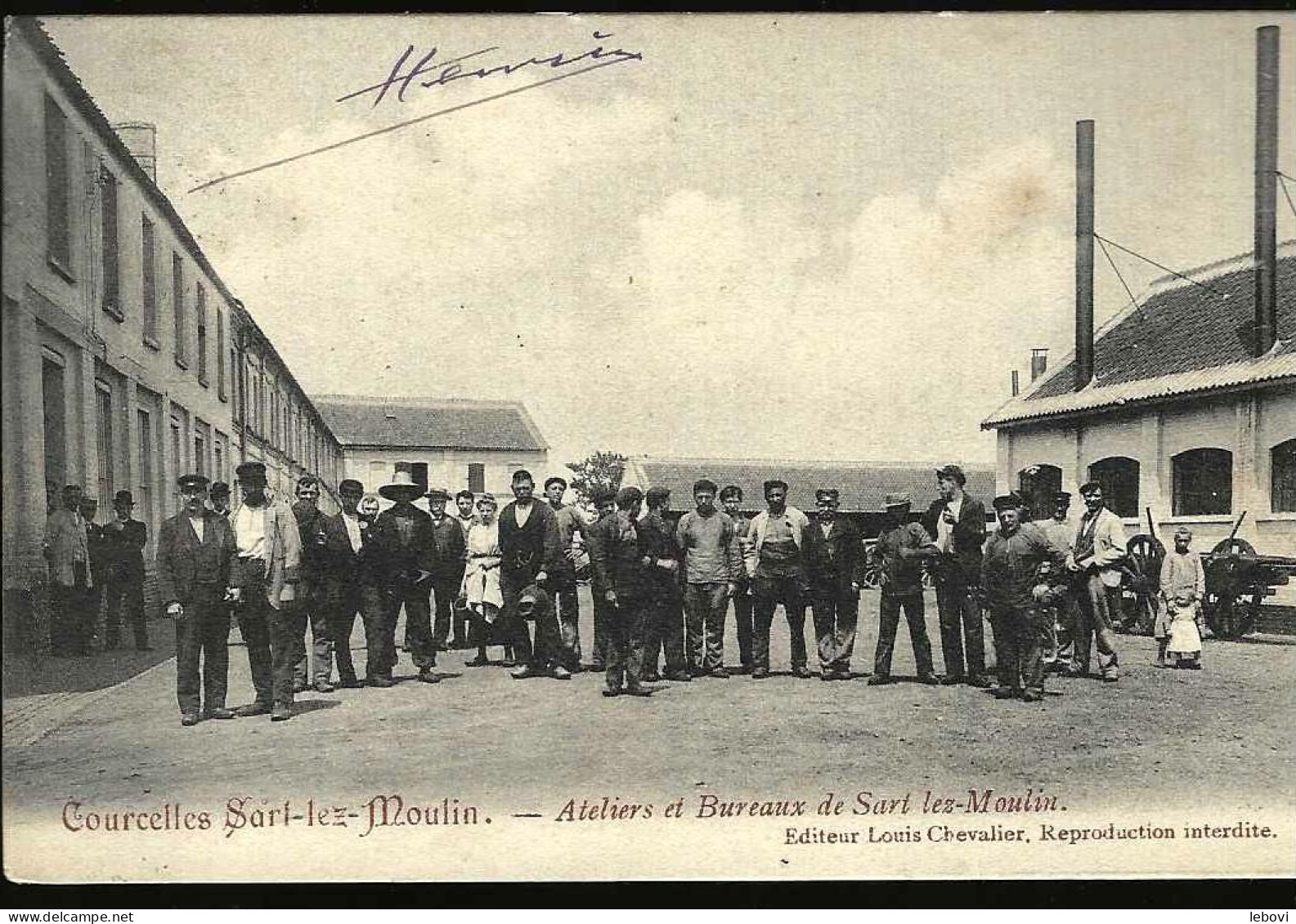 COURCELLES – SART-LEZ-MOULINS « Ateliers Et Bureaux De Sart-lez-moulins » - Ed. Louis Chevalier (1914 - Courcelles