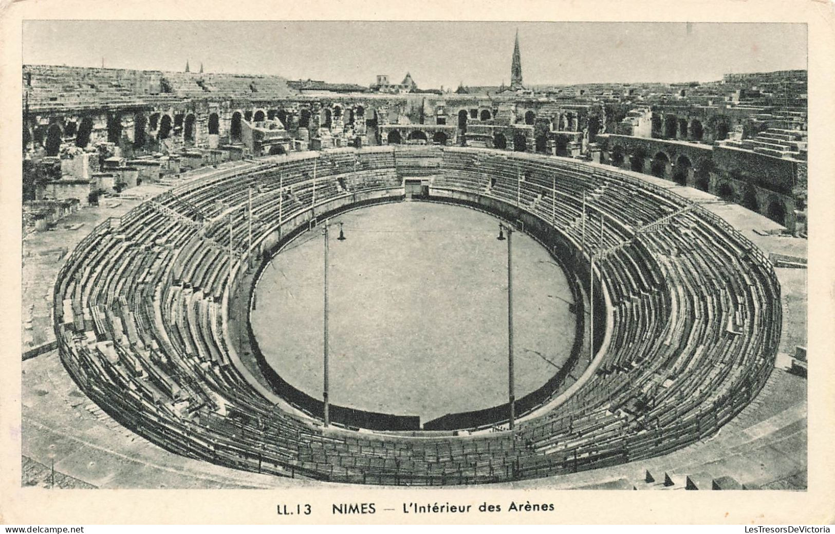 FRANCE - Nimes - L'intérieur Des Arènes - Carte Postale Ancienne - Nîmes