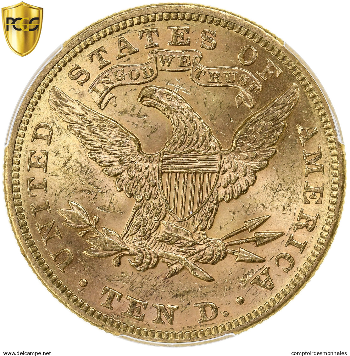 États-Unis, $10, Eagle, Coronet Head, 1894, Philadelphie, Or, PCGS, SUP+ - 10$ - Eagle - 1866-1907: Coronet Head