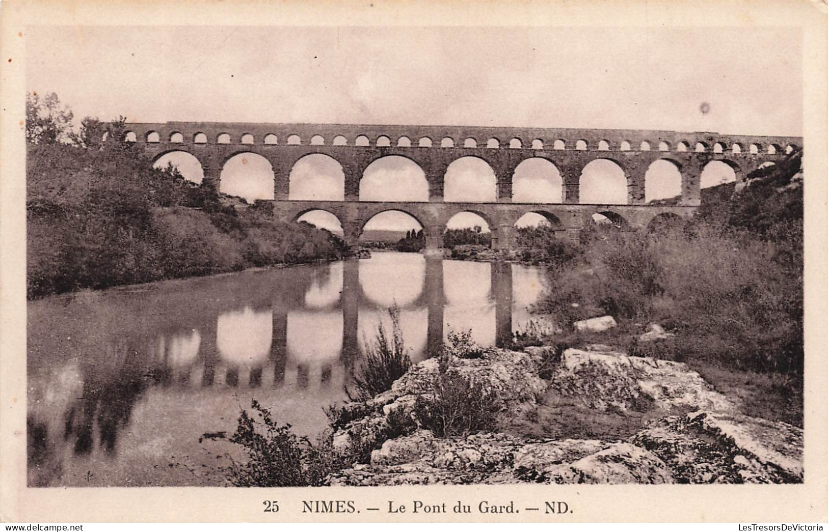 FRANCE - Nimes - Le Pont Du Gard - Carte Postale Ancienne - Nîmes