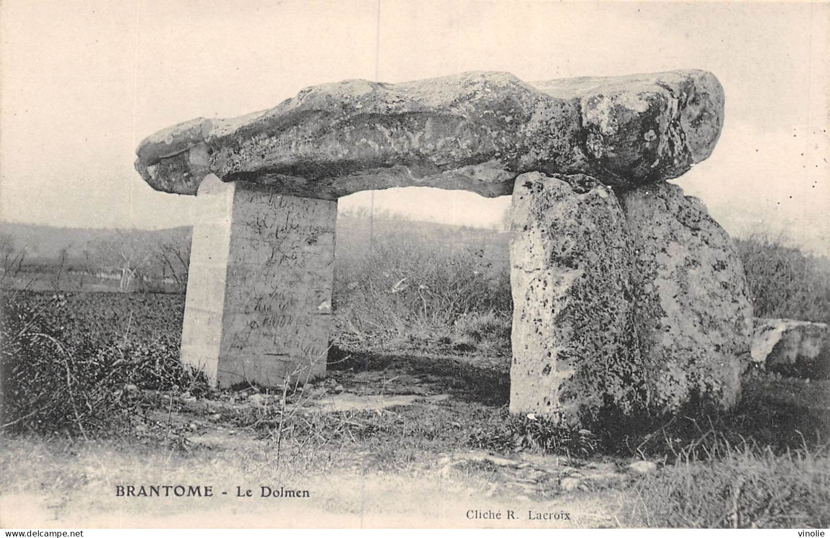 PIE-T-23-BRA. 6503 :  BRANTOME DORDOGNE. LE DOLMEN - Dolmen & Menhire