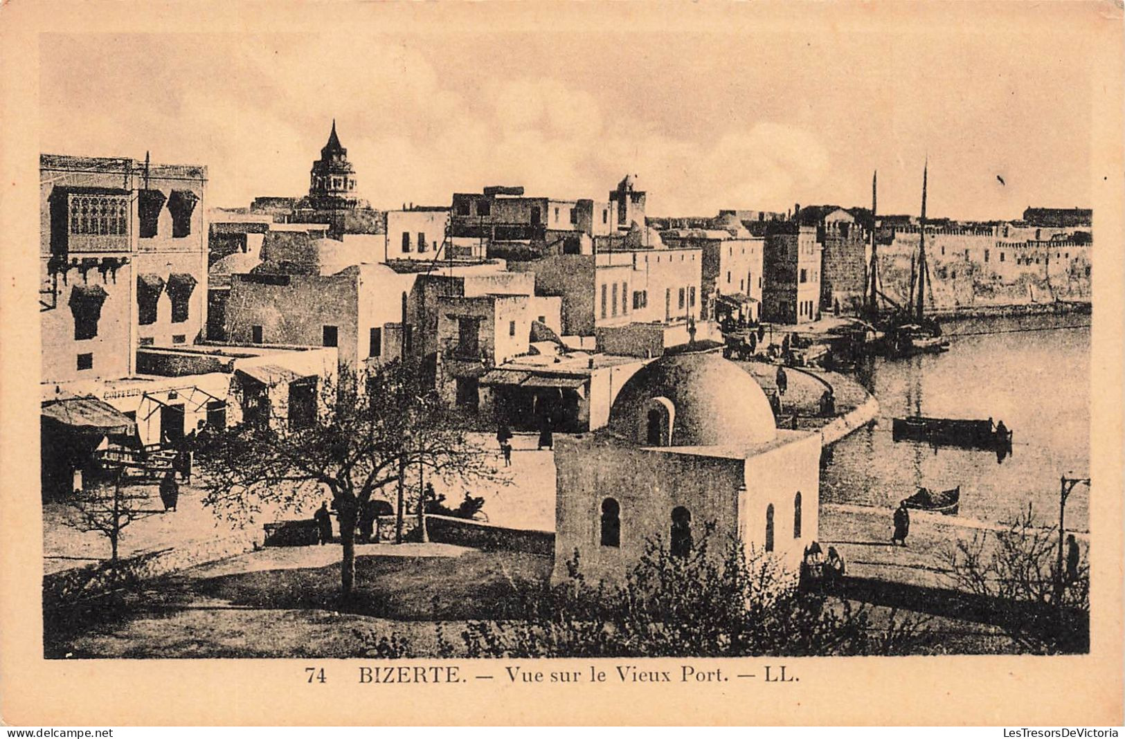 TUNISIE - Bizerte - Vue Sur Le Vieux Pont - LL - Carte Postale Ancienne - Tunesien