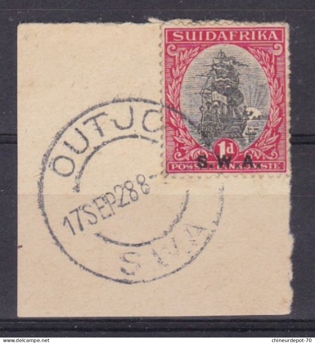 Bateau Suidafrika S W A Outjo  Ville De Namibie - Used Stamps