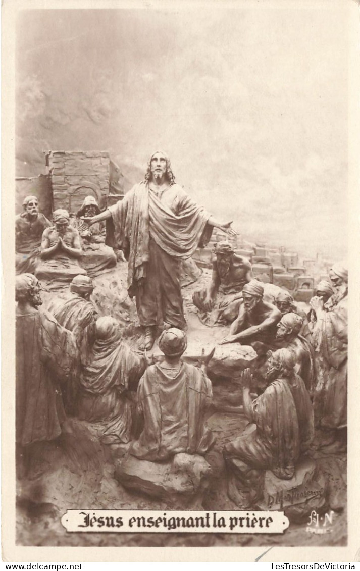 RELIGION - Christianisme - Jésus Enseignant La Prière - Carte Postale Ancienne - Jésus