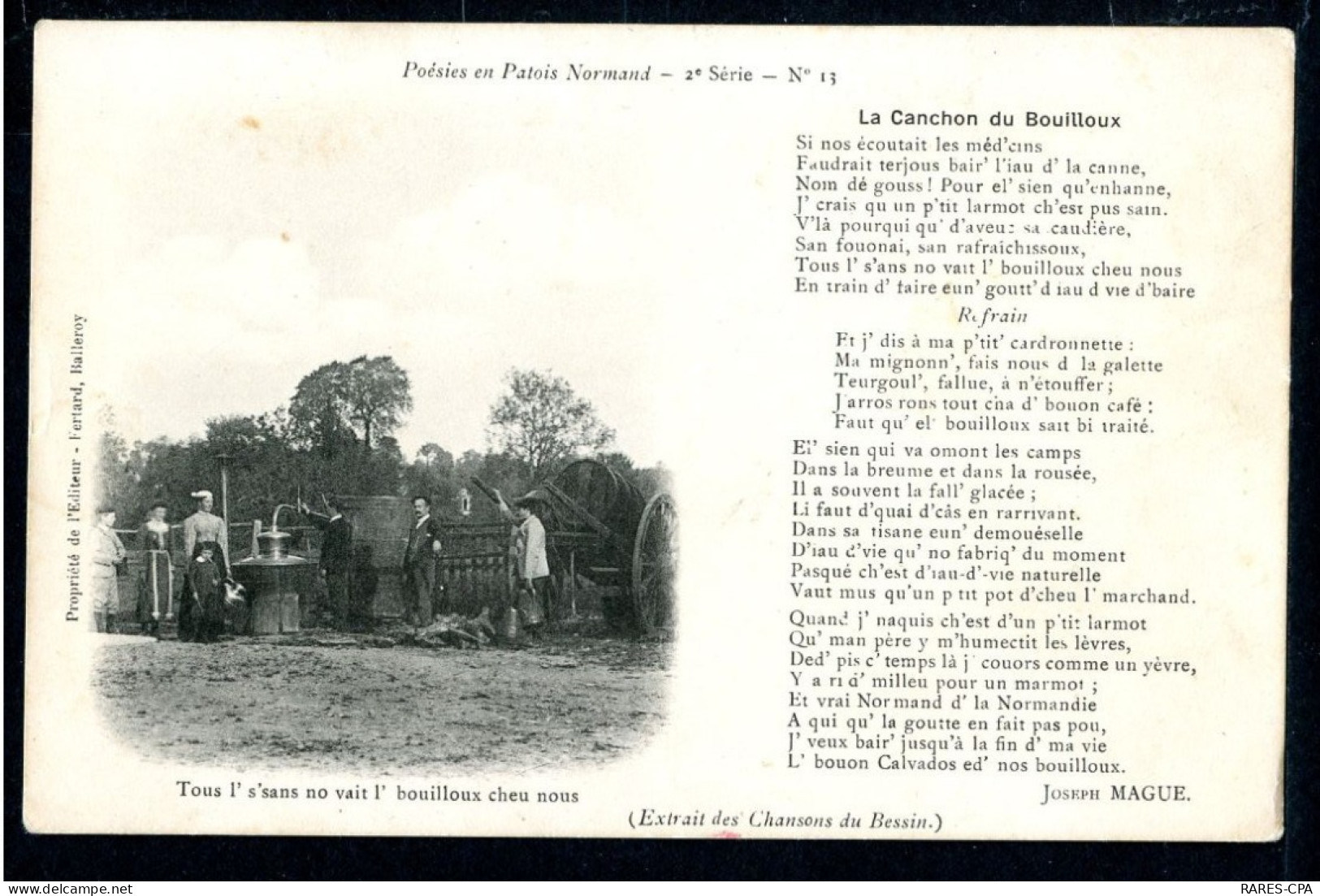 14 BALLEROY - 4 CPA - Le Canchon Du Bouilloux / La Dentellière / La Cache / Les Chabotyls  / TB - Other & Unclassified