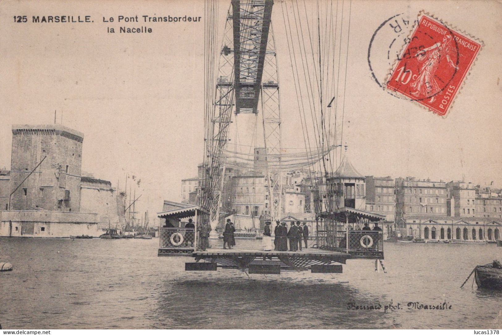 13 / MARSEILLE / EDITEUR BERNARD 125 / PONT TRANSBRDEUR / LA NACELLE - Cinq Avenues, Chave, Blancarde, Chutes Lavies