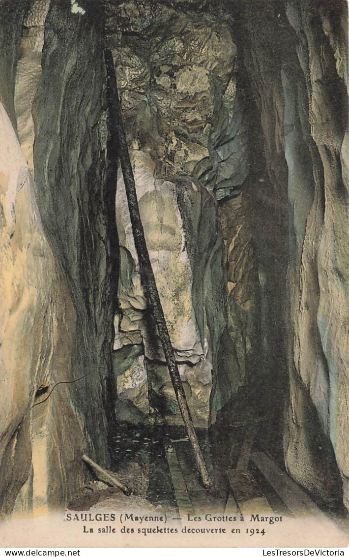 FRANCE - Saulges - Les Grottes à Margot - La Salle Des Squelettes Découverte En 1924 - Carte Postale Ancienne - Other & Unclassified
