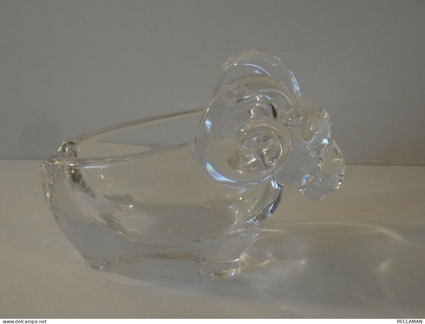 Cendrier Vide Poche Cristal DAUM BELIER - Ashtrays