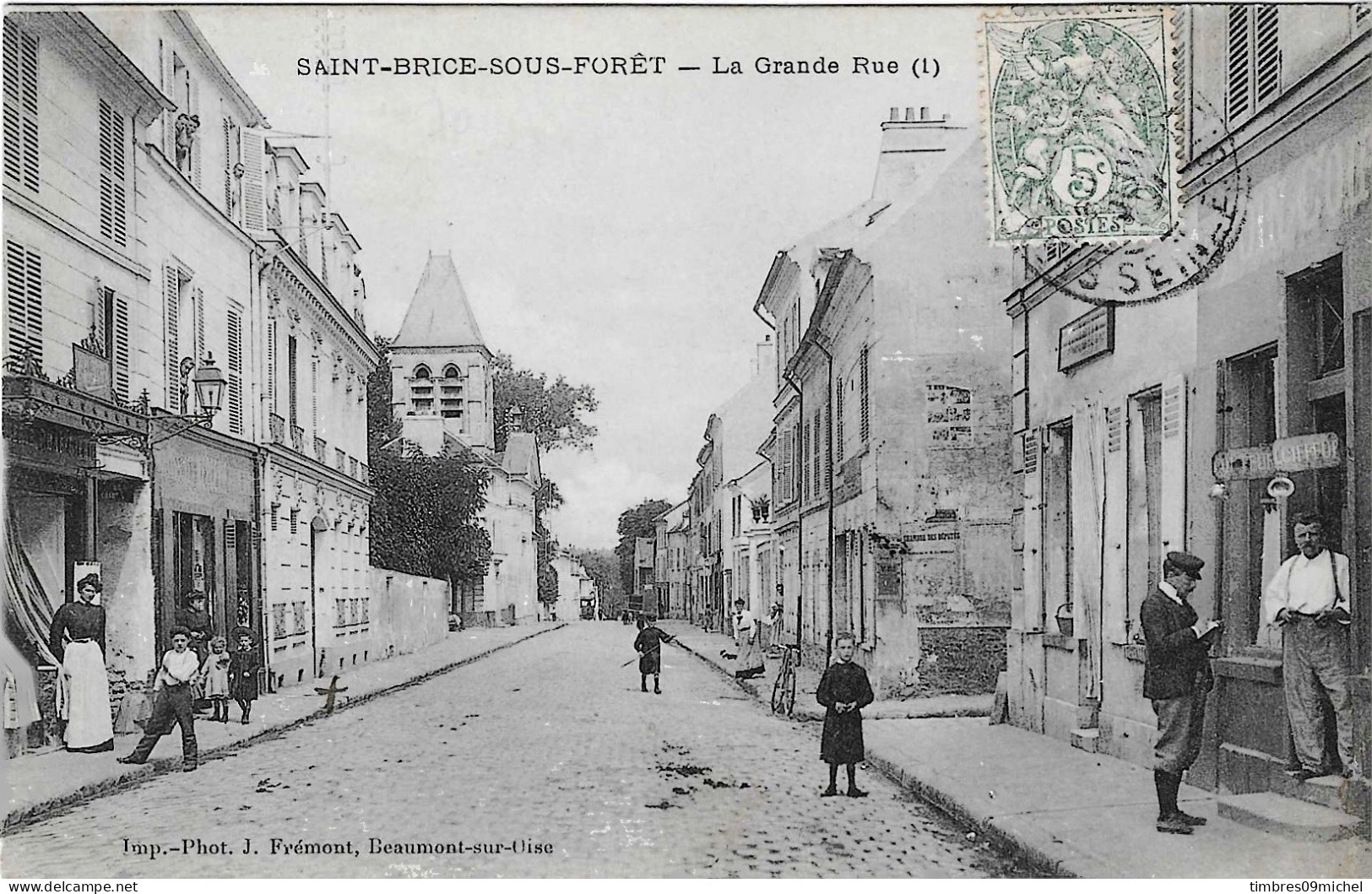 CPA Saint-Brice-sous-Forêt La Grande Rue - Saint-Brice-sous-Forêt