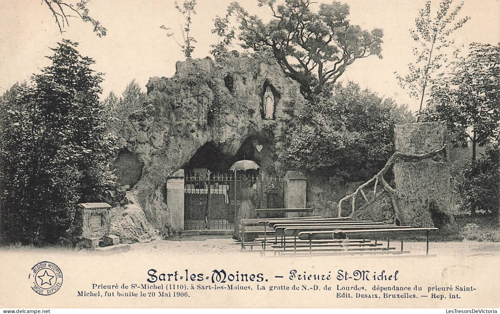BELGIQUE - Sart Les Moines - Prieuré St Michel - La Grotte De ND De Lourdes - Carte Postale Ancienne - Otros & Sin Clasificación